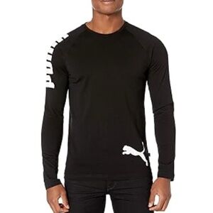 Puma Men's Black Long Sleeve Shirt